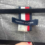 Tommy Hilfiger Women's Size L Gray Checkered Jacket