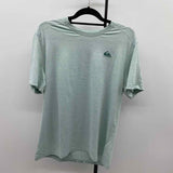 Quicksilver Women's Size L Green Textured Short Sleeve Shirt