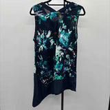 Simply Vera Wang Women's Size L Navy Floral Tunic