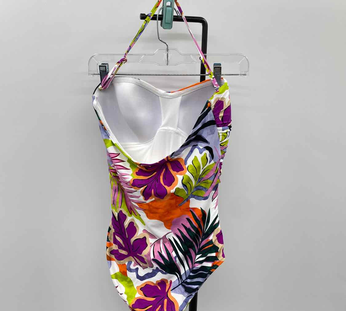 Anne Cole Women's Size 12 Multi-Color Floral Swimsuit - 1 Piece