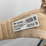 Wacoal Women's Size 38D Nude Solid Sports Bra