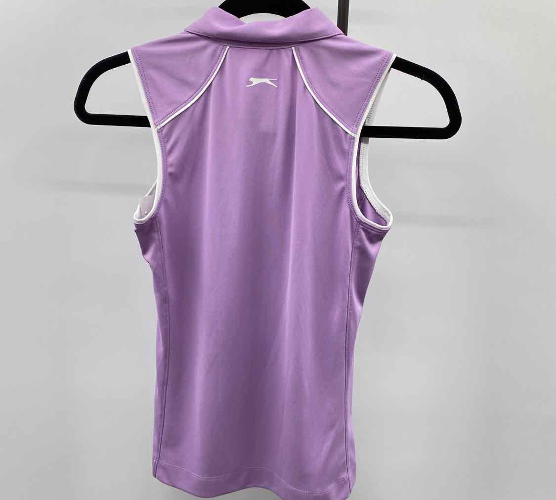 Slazenger Women's Size XS Lavender Solid Sleeveless Shirt
