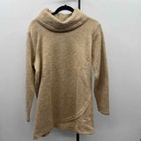 Lands End Women's Size L Tan Heathered Long Sleeve Shirt