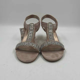 Silver Slipper Women's Shoe Size 7 Rose Gold Beaded Sandals