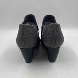 Bella Vita Women's Shoe Size 6W Charcoal Embossed Boots