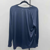 Columbia Women's Size 1X Navy Solid Long Sleeve Shirt