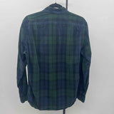 J Crew Men's Size L Green Plaid Long Sleeve Shirt
