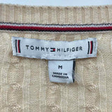 Tommy Hilfiger Women's Size M Beige Cable Knit Sweater