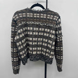 CABI Women's Size L Black Textured Cardigan