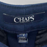Chaps Women's Size 12P Navy Solid Pants