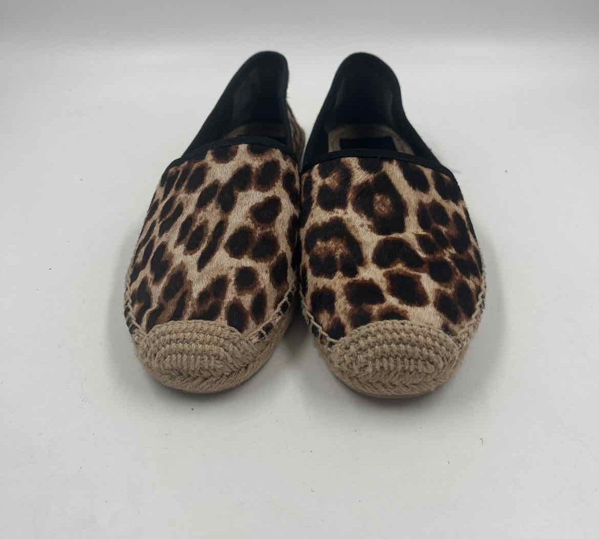 Tory Burch Women's Shoe Size 7 Brown Animal Print Casual Shoes