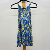 Cable & Gauge Women's Size L Blue Lemons Sleeveless Shirt