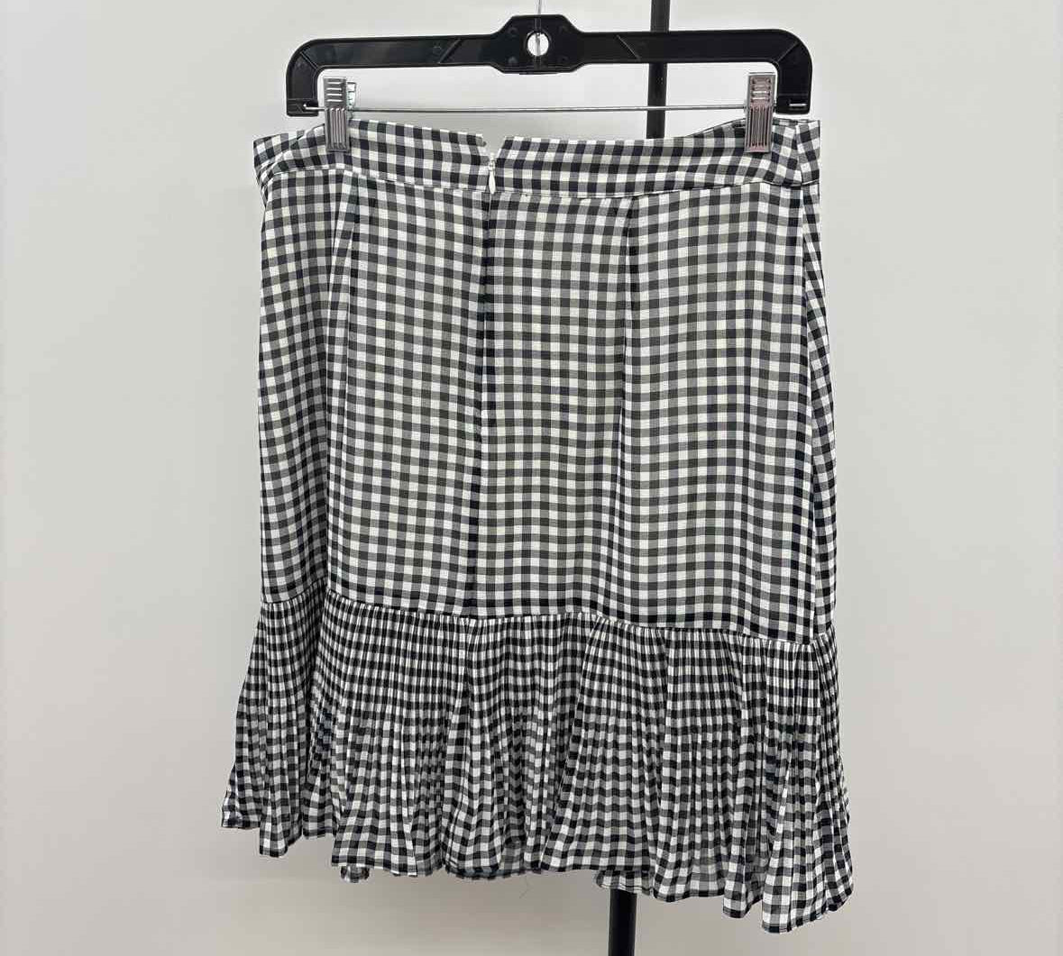 Ann Taylor Women's Size 6 Black Gingham Skirt