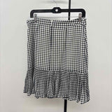 Ann Taylor Women's Size 6 Black Gingham Skirt