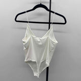 Skin Women's Size L White Solid Tank