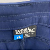 Eddie Bauer Women's Size 14 Blue Solid Pants