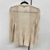 Loft Women's Size M Beige Textured Cardigan