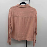 Keren Hart Women's Size L Peach Textured Jacket