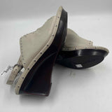 B Makowsky Women's Shoe Size 8 Beige Studs Wedges