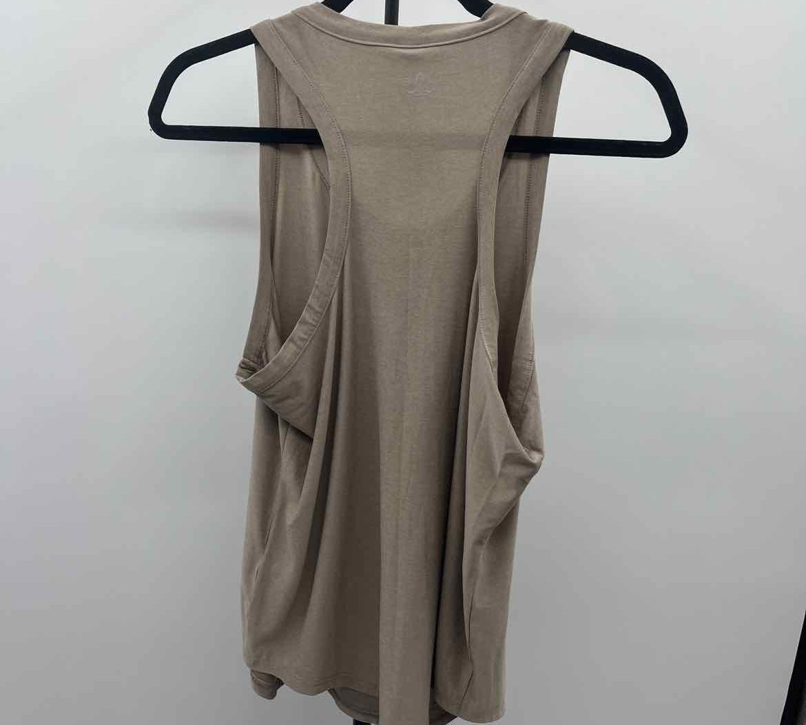 Beyond Yoga Women's Size XL Tan Heathered Sleeveless Shirt