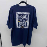 Hanes Men's Size XXL Navy michigan T-shirt