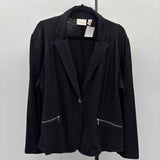 Chico's Women's Size XL Black Solid Jacket