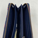 Kate Spade Women's Navy Luxe Floral Wallet