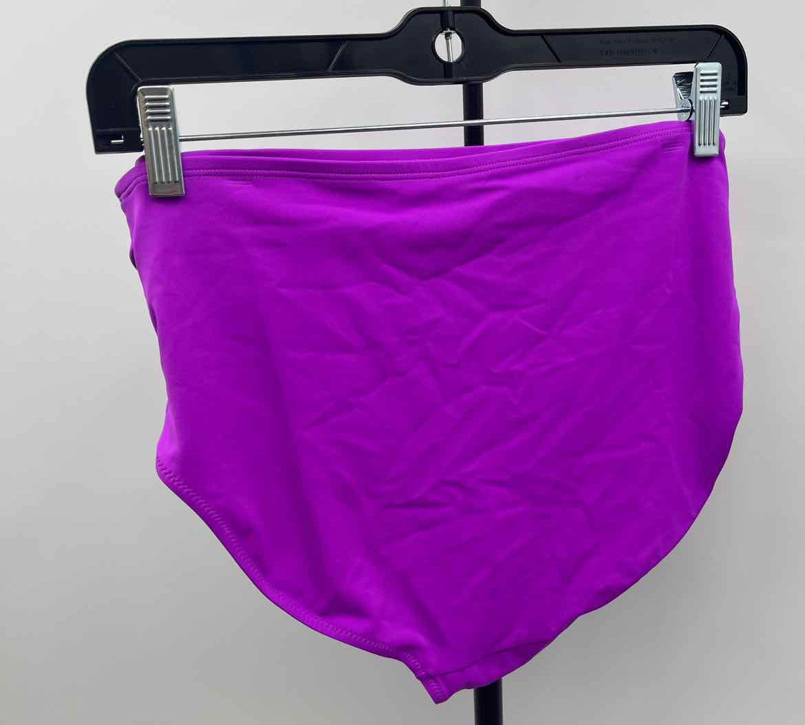 KIAVA Women's Size L Magenta Solid Swimsuit - Separate