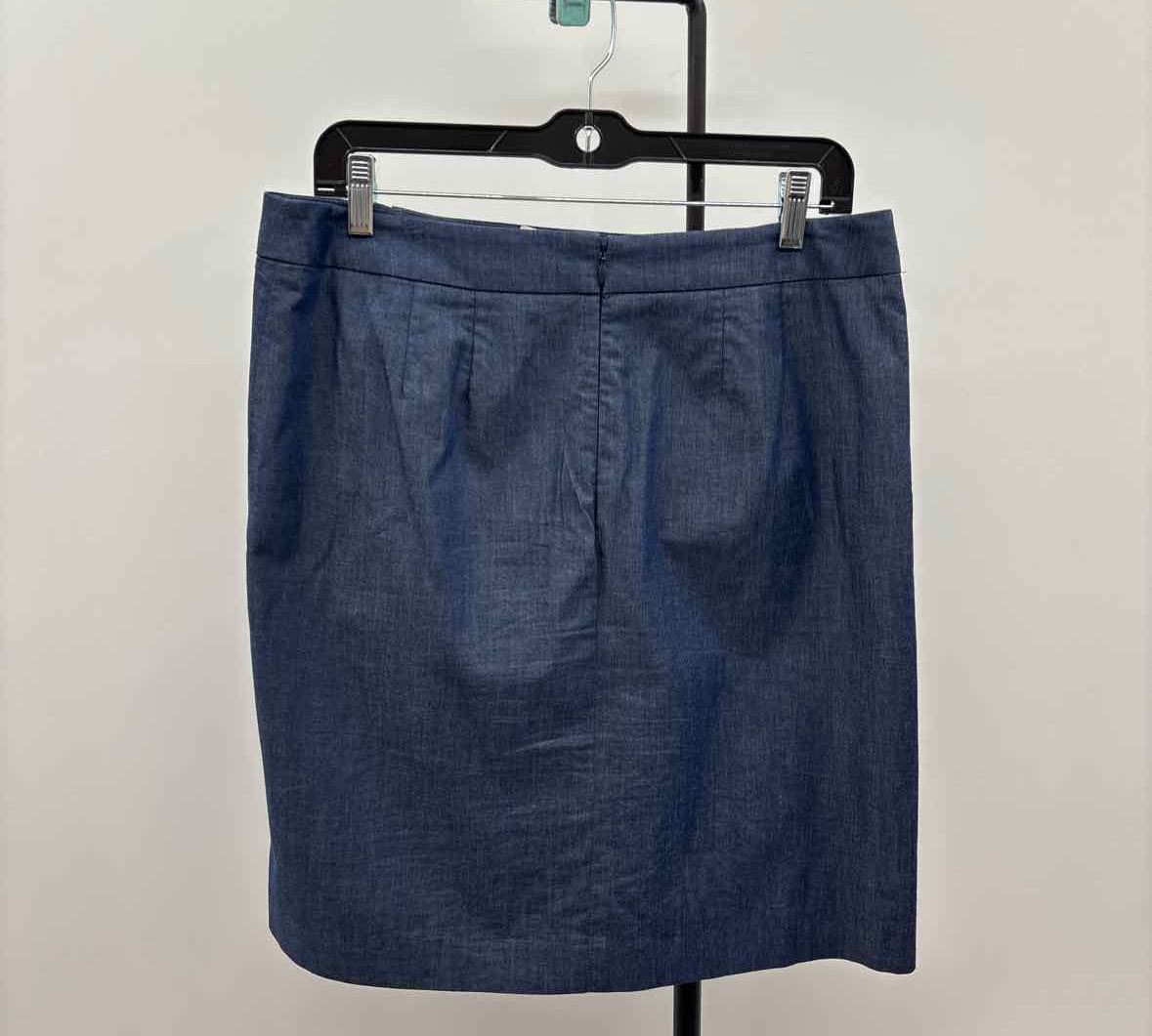 Loft Women's Size 10 Blue Solid Skirt
