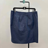 Loft Women's Size 10 Blue Solid Skirt