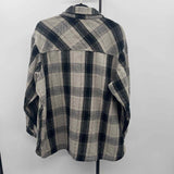 Lucky Brand Women's Size L Gray Plaid Jacket