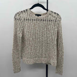 Ann Taylor Women's Size S Beige Textured Sweater