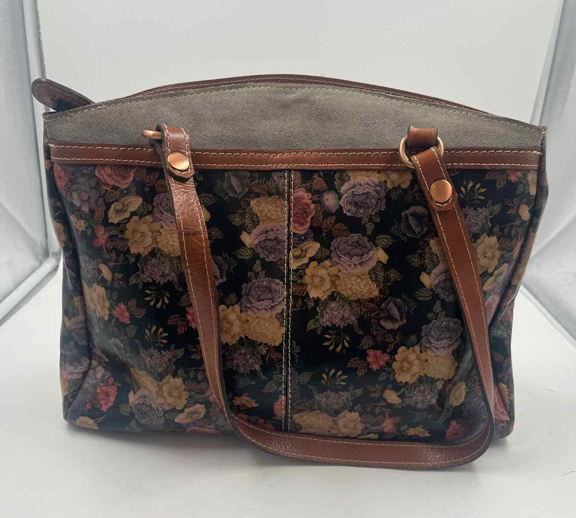 Patricia Nash Women's Black Luxe Floral Purse