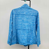 Talbots Women's Size L Blue Heathered Jacket