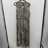 Vince Camuto Women's Size 20 Black Animal Print Dress