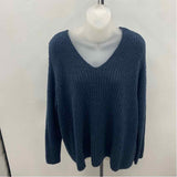 Eileen Fisher Women's Size M Navy Textured Sweater