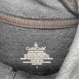 Cuddl Duds Women's Size L Black Solid Long Sleeve Shirt