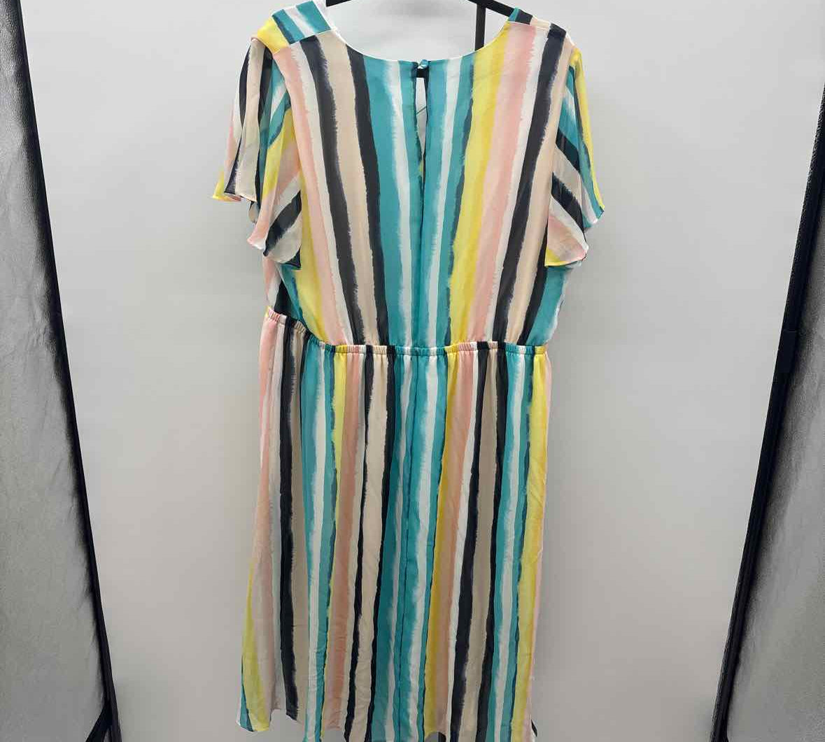 Lane Bryant Women's Size 18 Multi-Color Stripe Dress