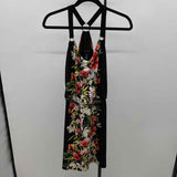 White House Black Market Women's Size 2 Black Floral Dress