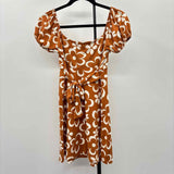 altar'd state Women's Size 2 Butterscotch Floral Dress