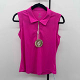 GG blue Women's Size S Fuschia Textured Sleeveless Shirt