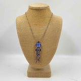 Touchtone Crystal Women's Silver Necklace