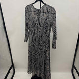 Tommy Hilfiger Women's Size 8P Black Floral Dress