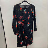 Ann Taylor Women's Size 4 Black Floral Dress