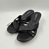 Nine West Women's Shoe Size 8 Black Solid Wedges