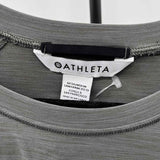 Athleta Women's Size L Charcoal Solid Long Sleeve Shirt
