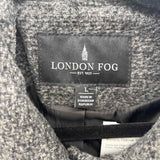London Fog Women's Size L Charcoal Textured Jacket