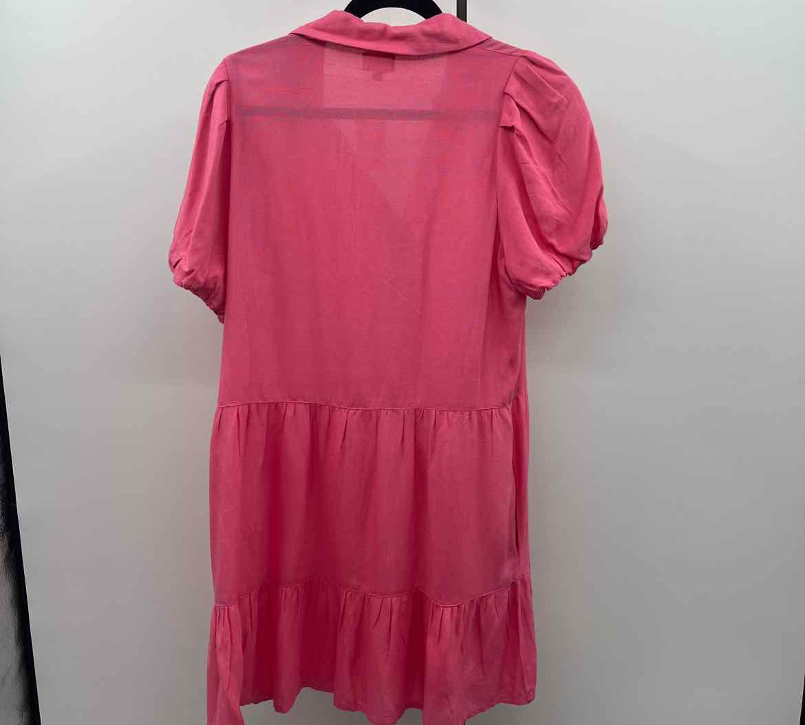 Elan Women's Size M Pink Solid Dress