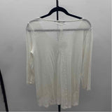 Habitat Women's Size XS Ivory Heathered Long Sleeve Shirt