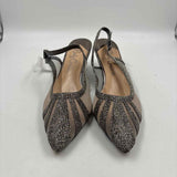 Lady Couture Women's Shoe Size 11 Pewter Shimmer Heels